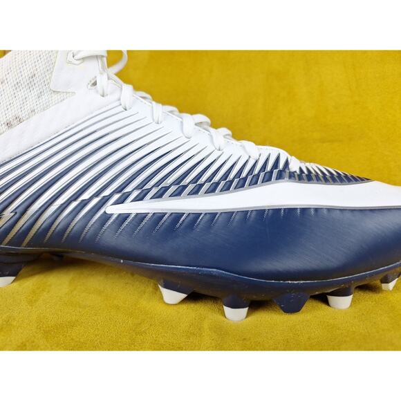 Nike Vapor VPR Football Cleats 847089-114 Men\'s》 SIZE 15《 Navy Blue / White main image 7